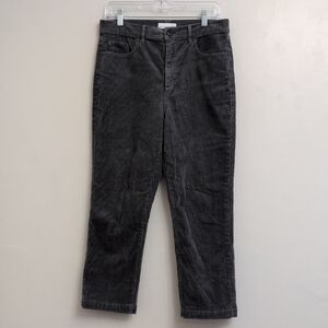 Loft Gray Corduroy Pants